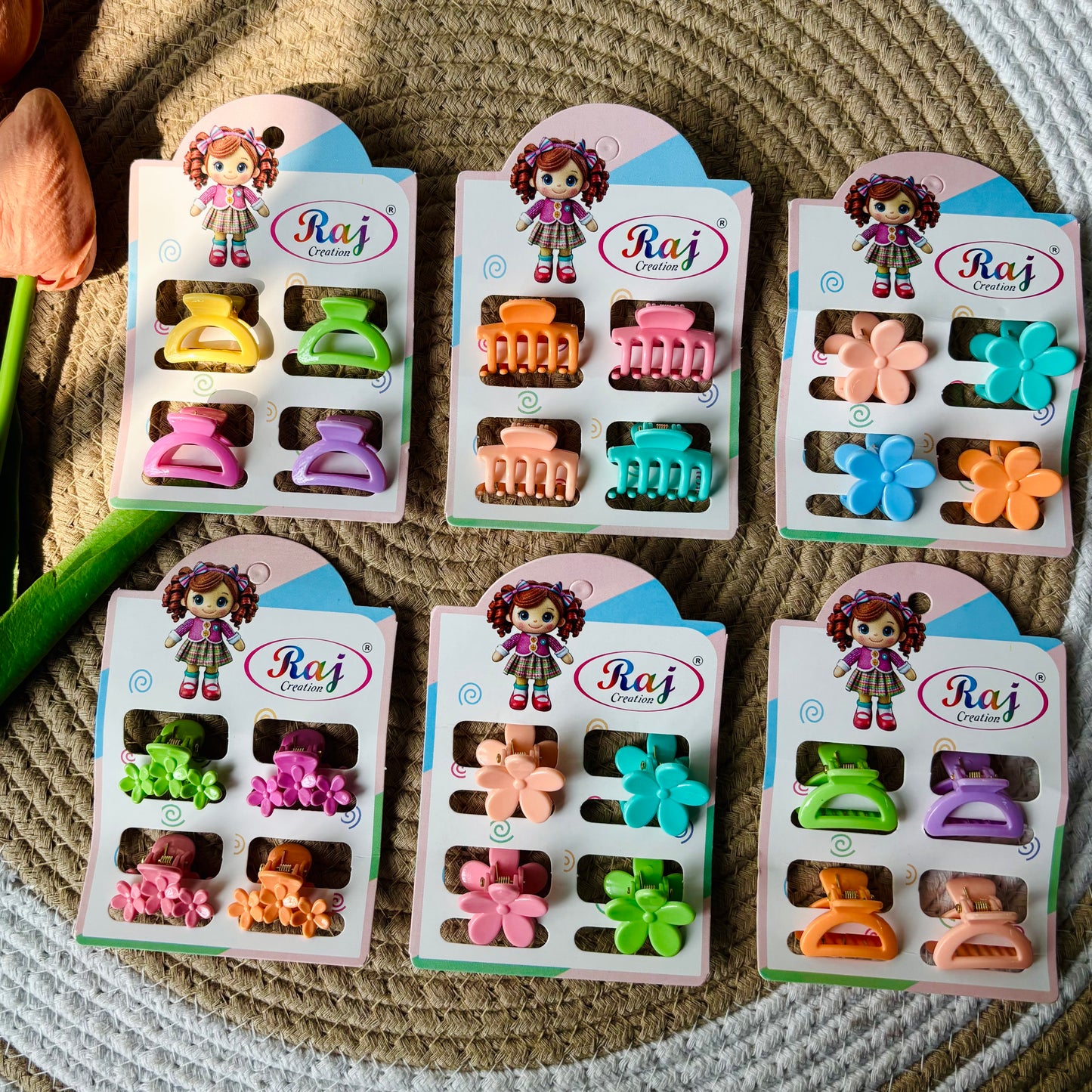 Multi-Colour Fusion Claws Small (6 Cards/24 pieces)