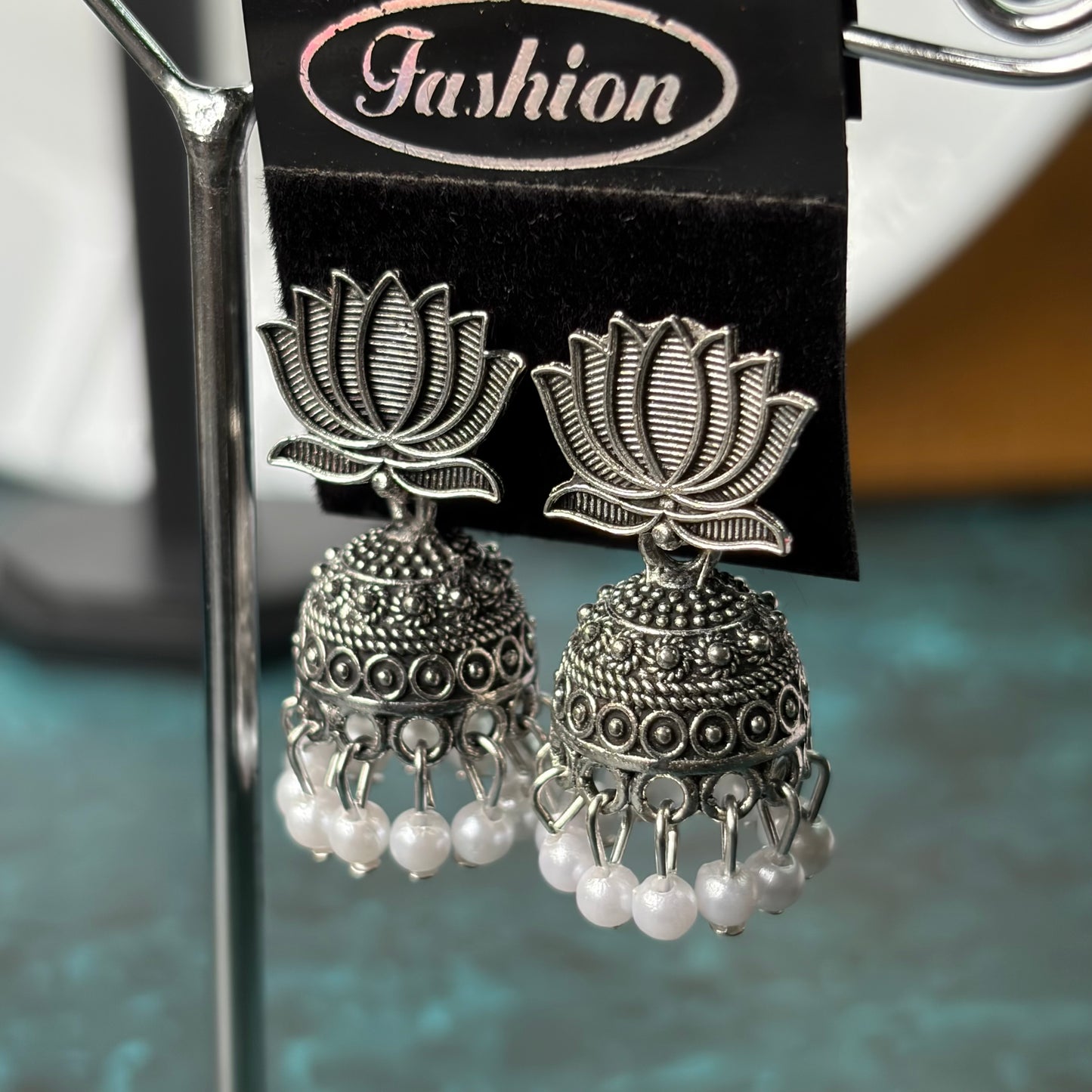 Lotus jhumka