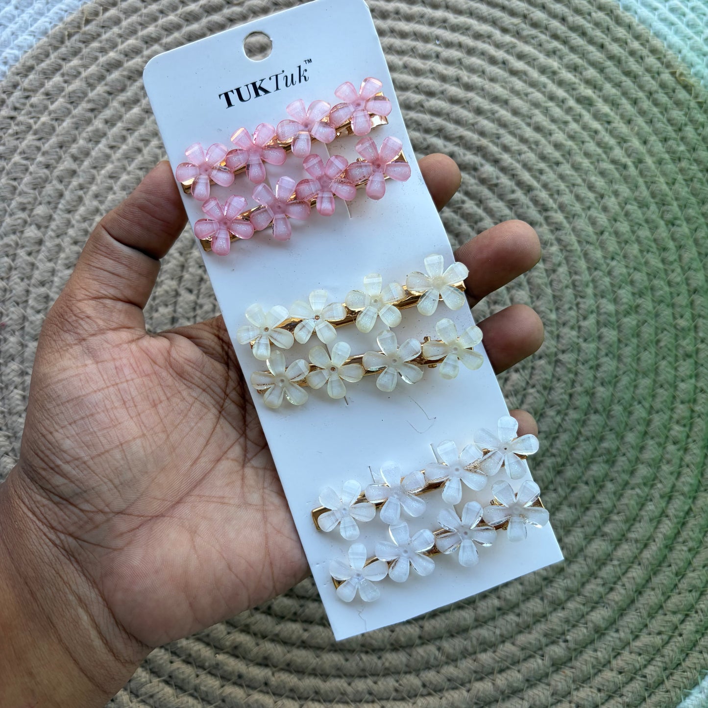 Flower Aligator Hairpins