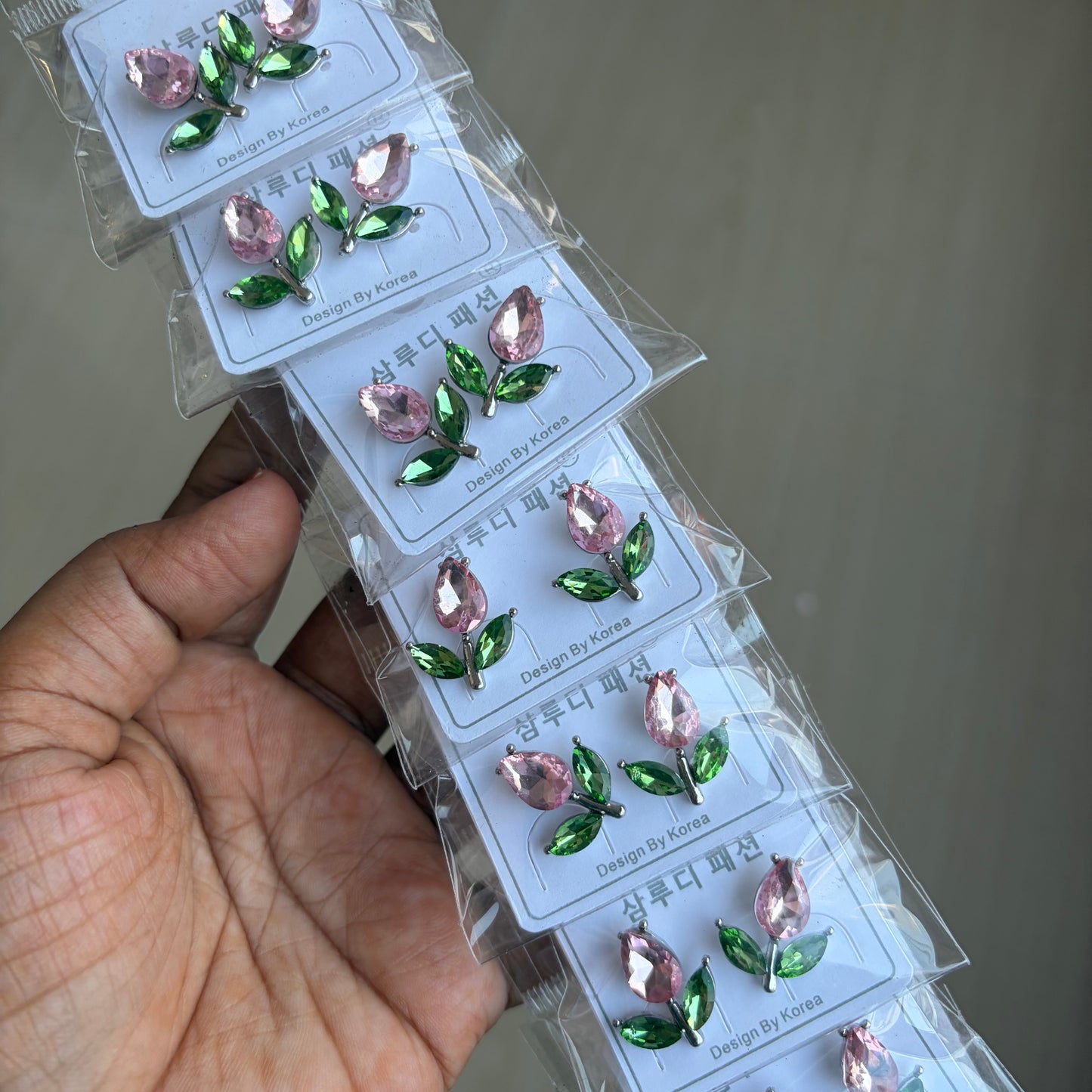 Korean Earrings (5 Pairs)