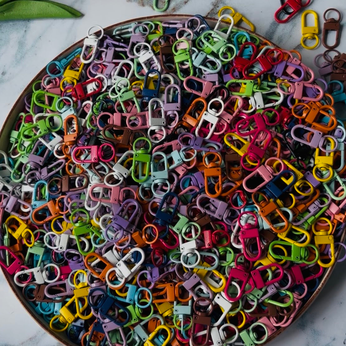 Multi Colour Metal Lobster Locks