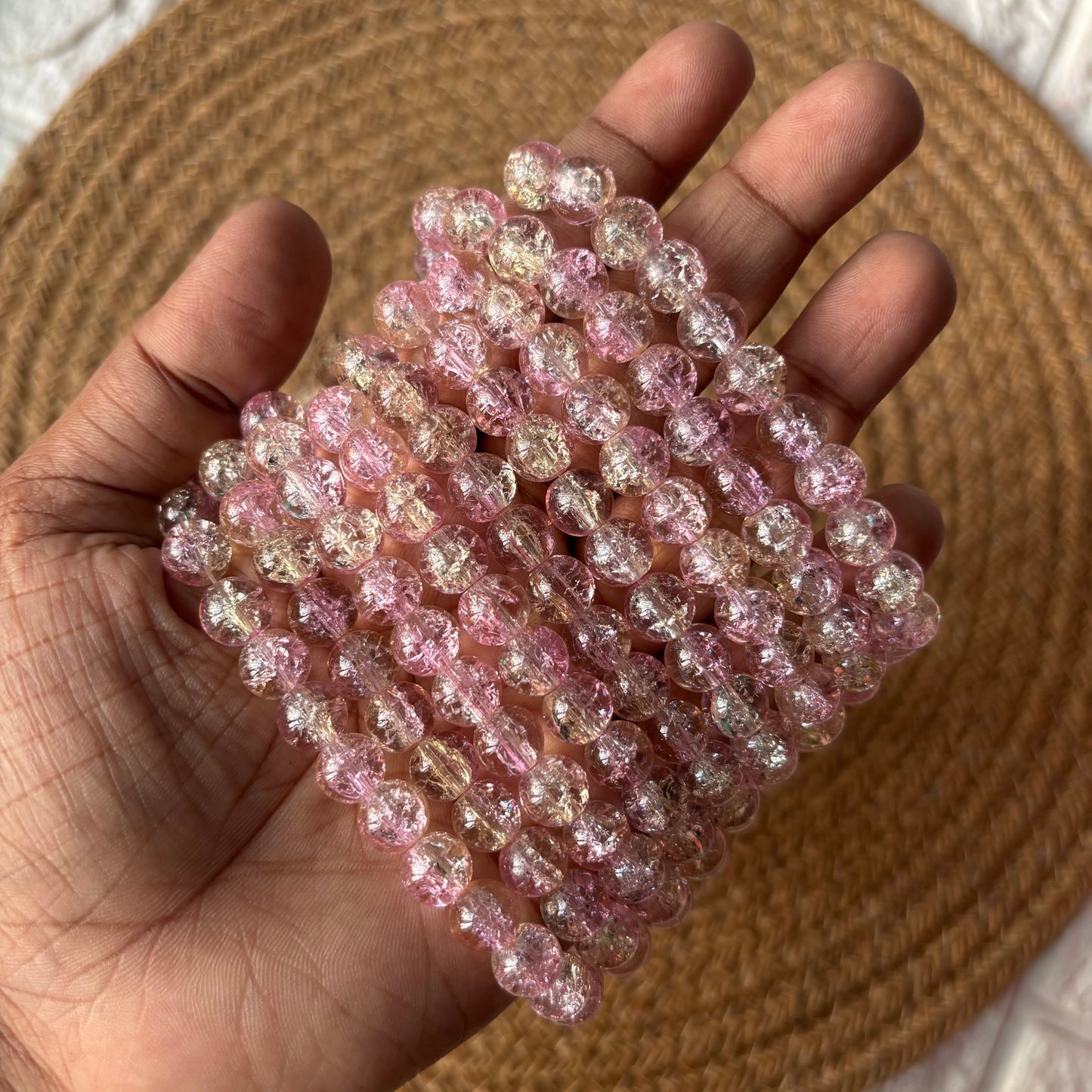 Crackle Beads 8mm (95+ Beads)