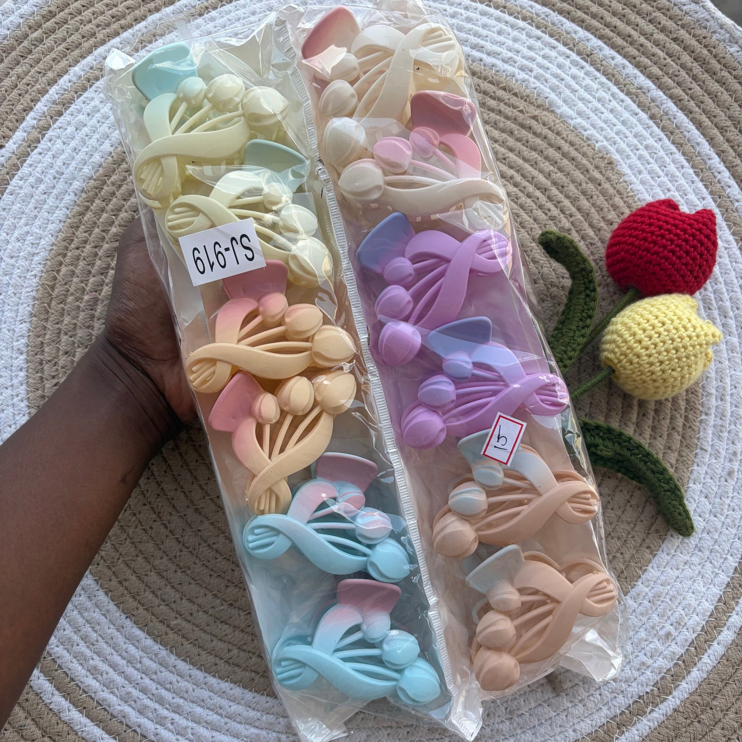 Flower Claws (6 Pieces)