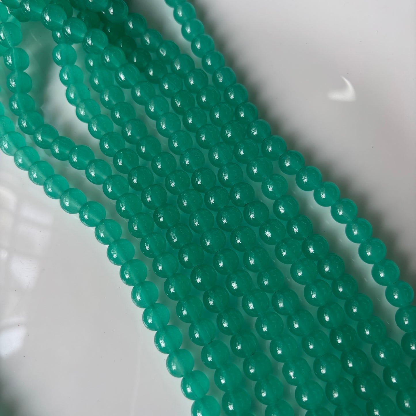 Glass Beads 8mm (95+ Beads)