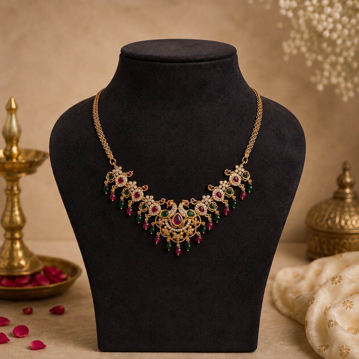 Peacock Necklace