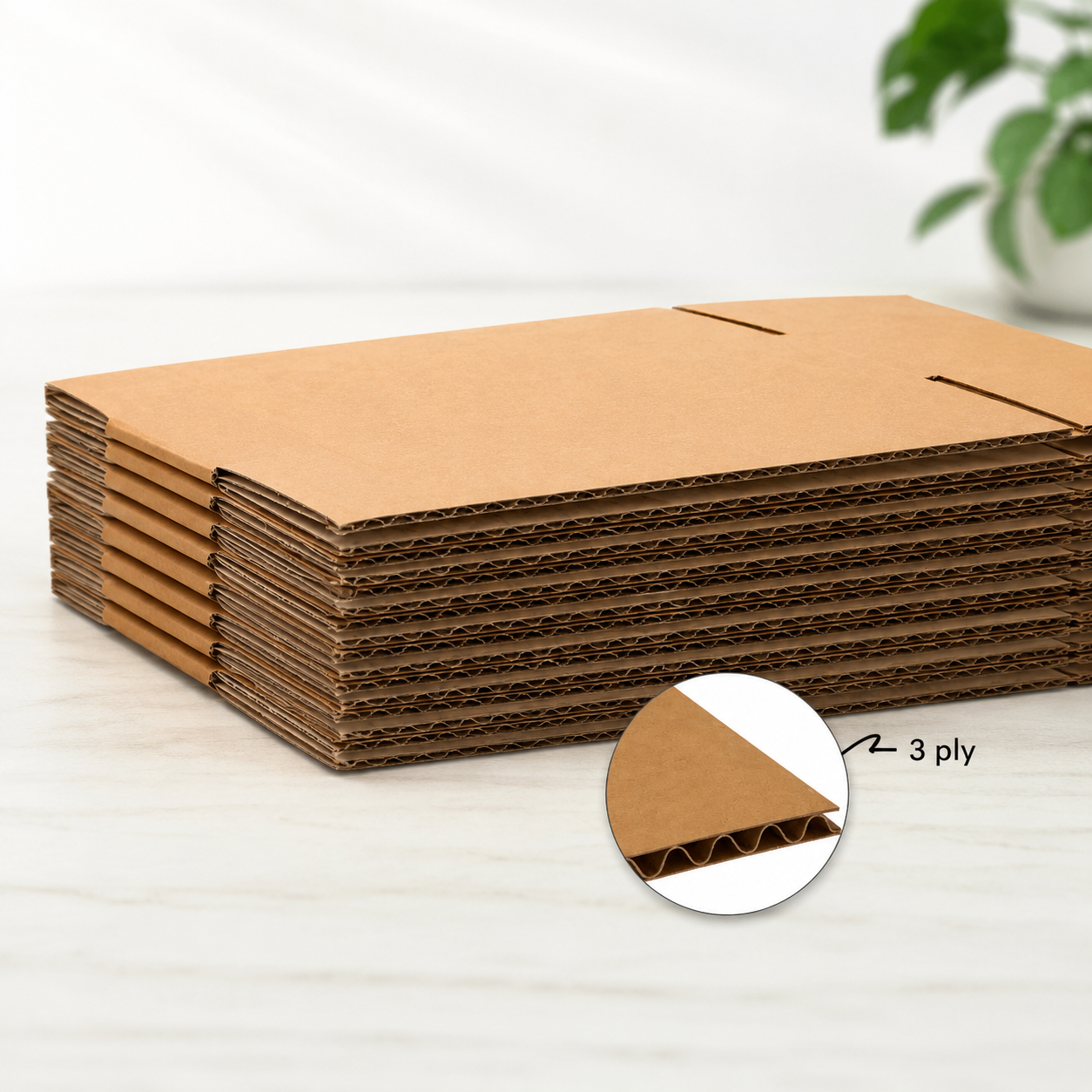 Corrugated Box 3Ply (9*6*3 Inch) 10 Pieces