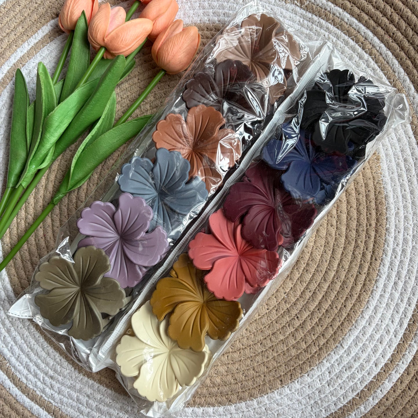 Hibiscus Matte Claws (12 Pieces)