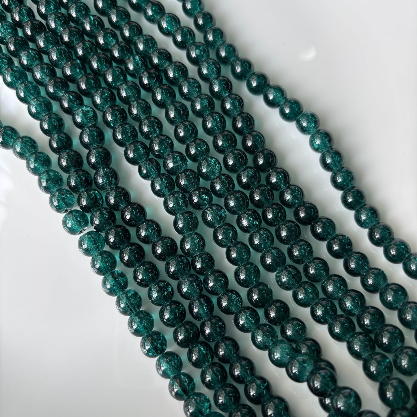 Crackle Beads 8mm (95+ Beads )