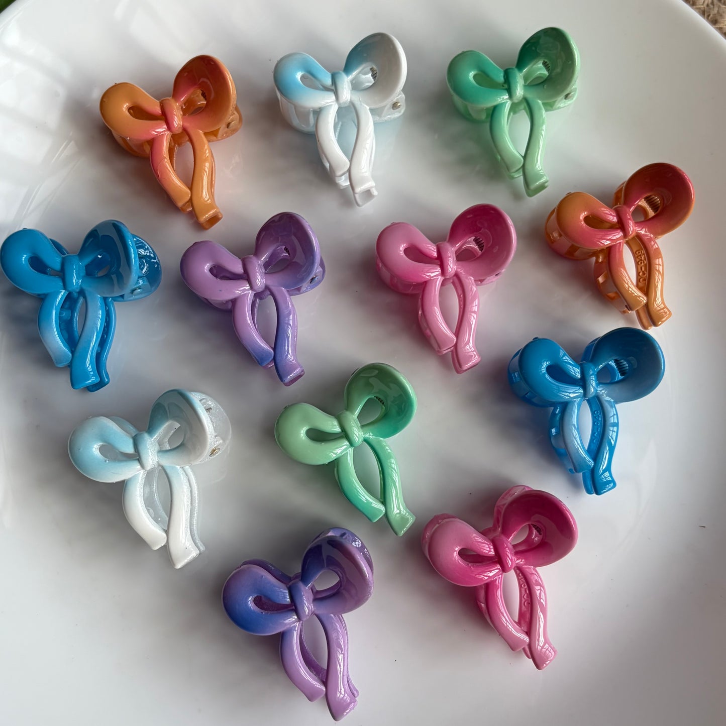 Bow Dual Colours (12 Pieces)