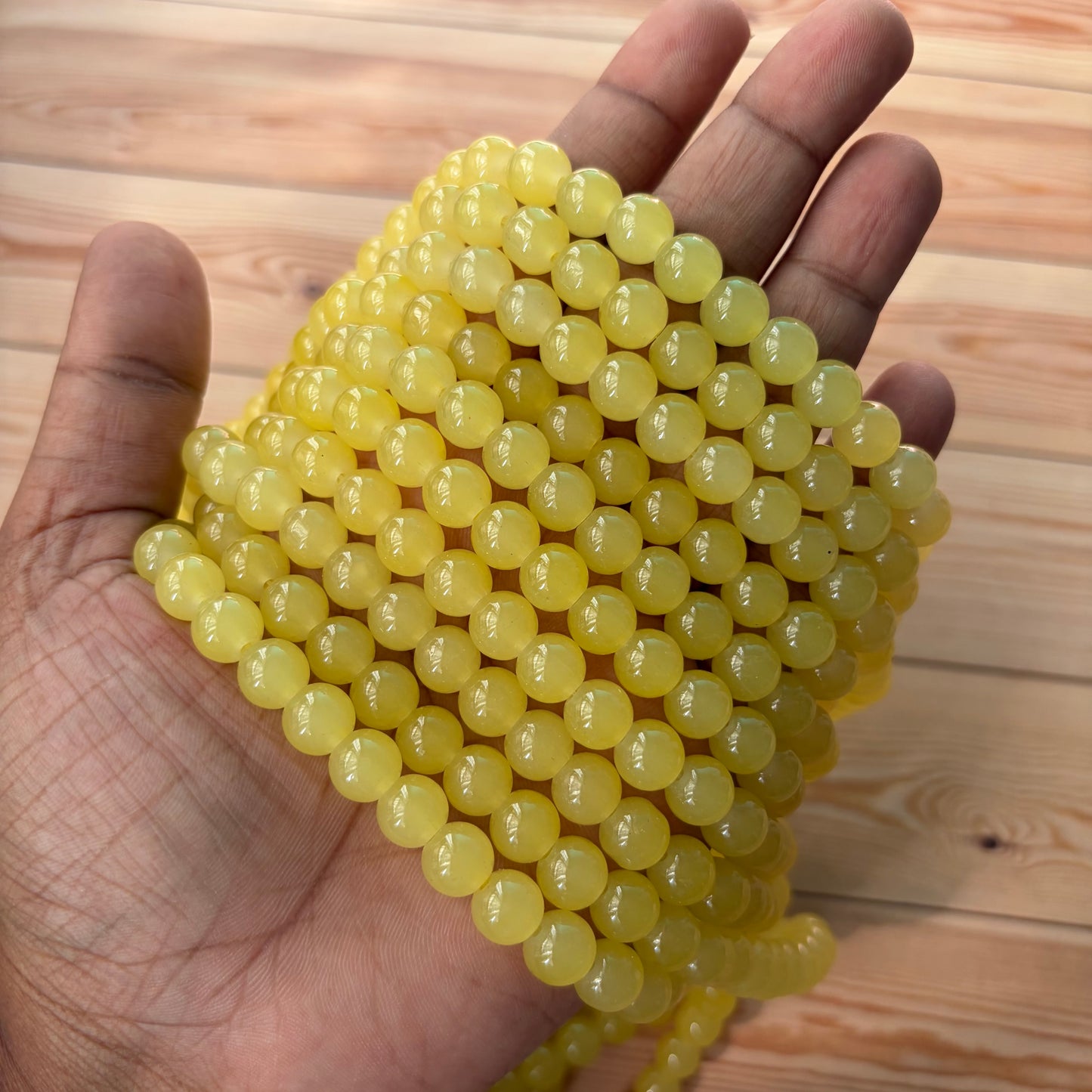 Glass Beads (95 Beads ) 8mm
