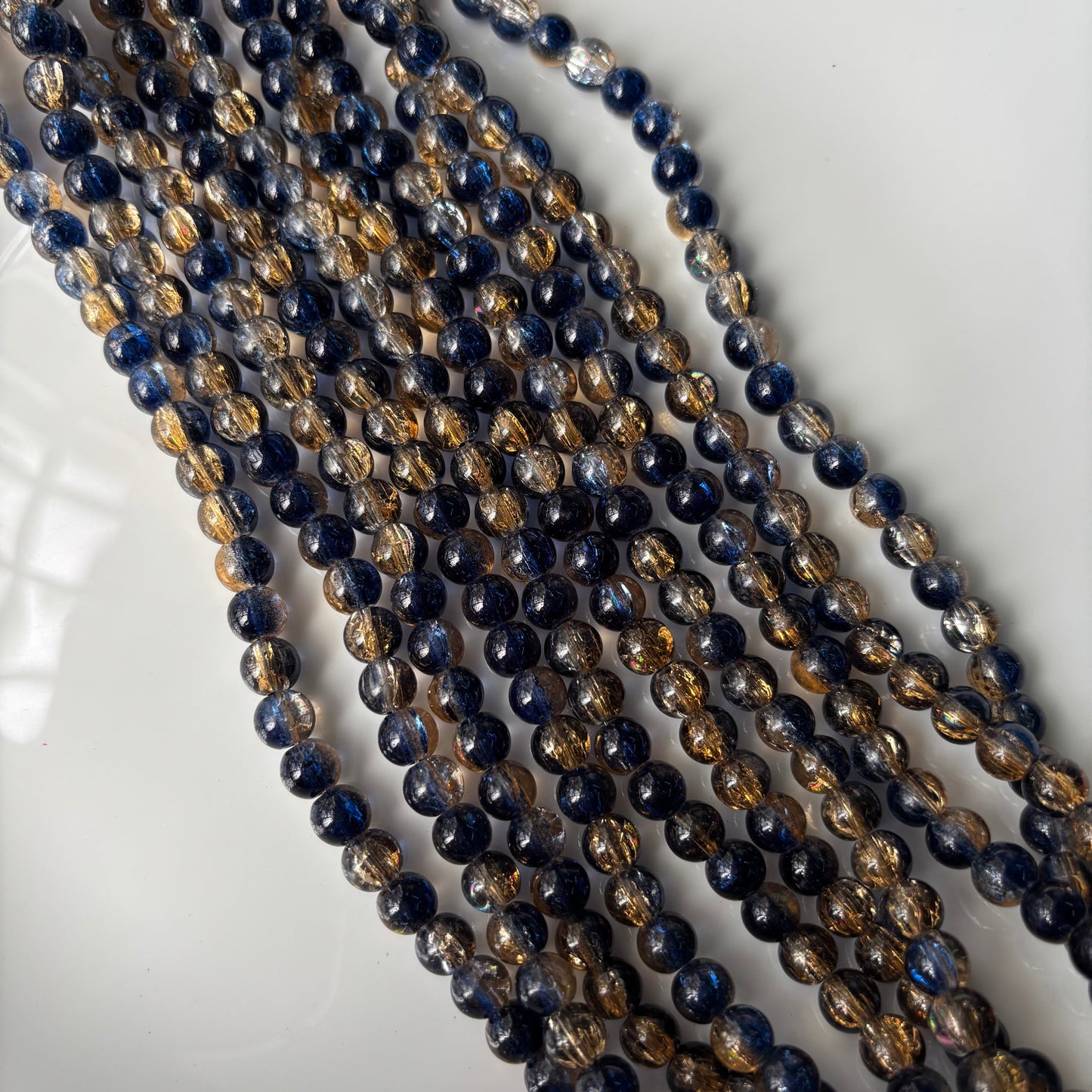 Crackle Beads 8mm (95+ Beads)