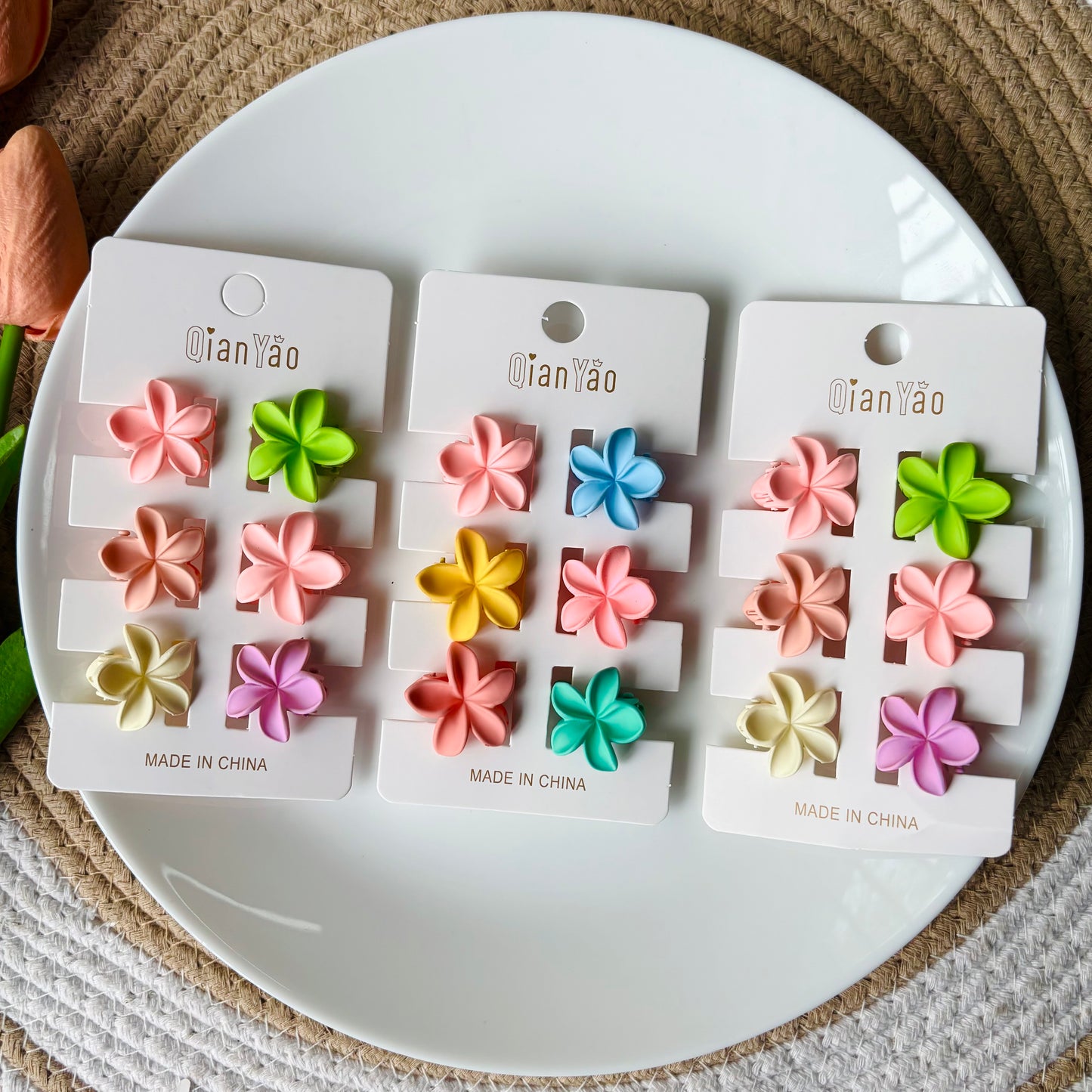 Matte Fusion Flower Claws Small (2 Cards/12 pieces)