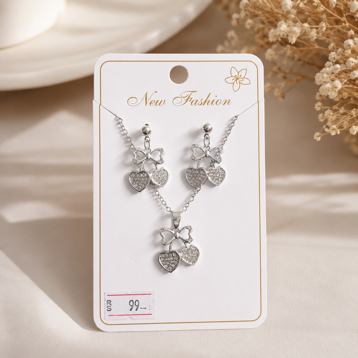 Minimal Chain + Earrings