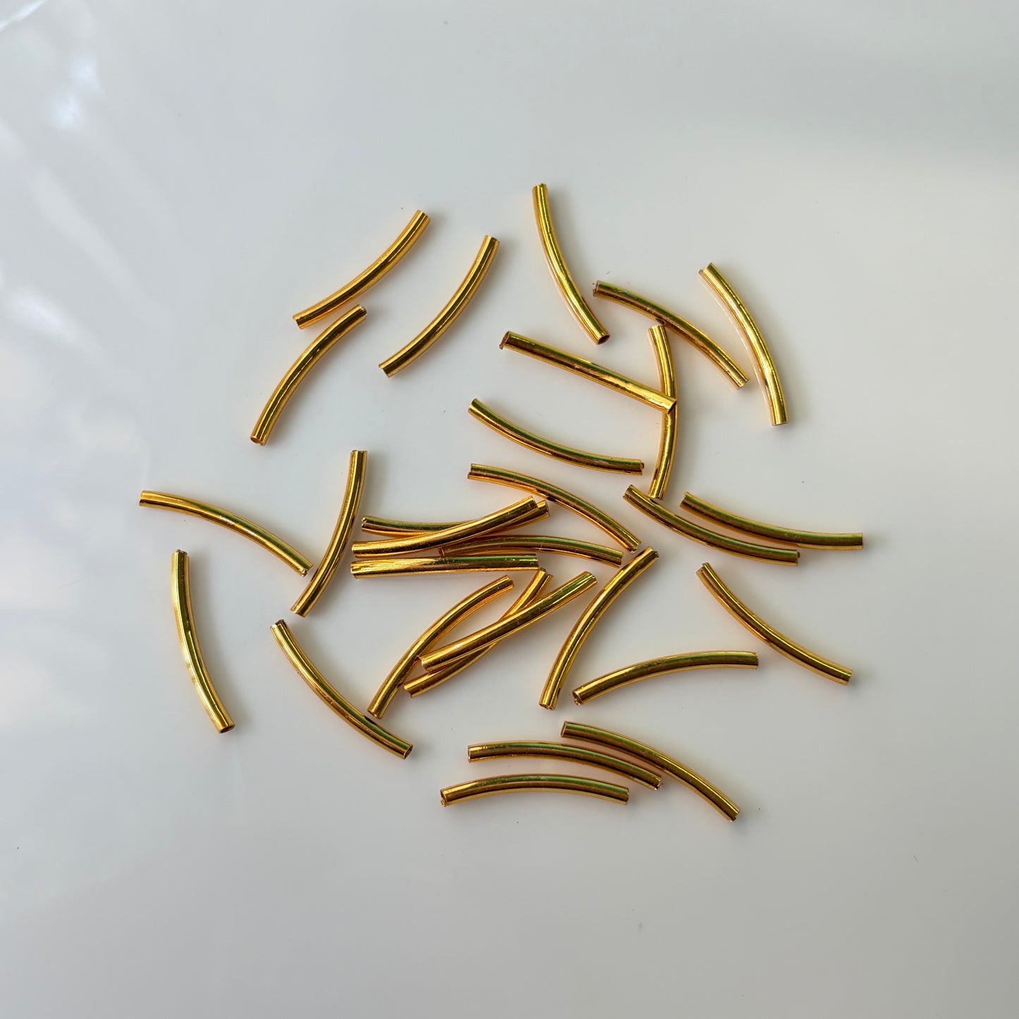 Invisible Chain Tube Beads (10 Pieces)