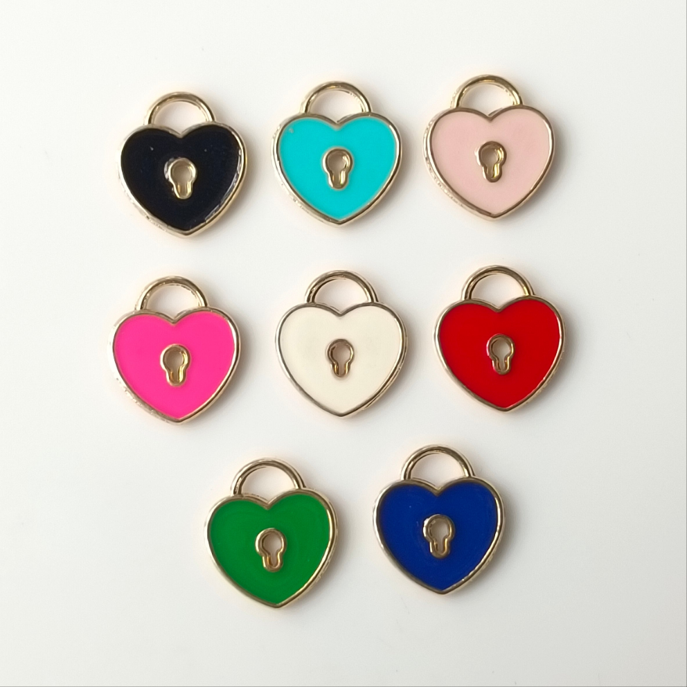 Lock Charm(10 Pieces Mix)