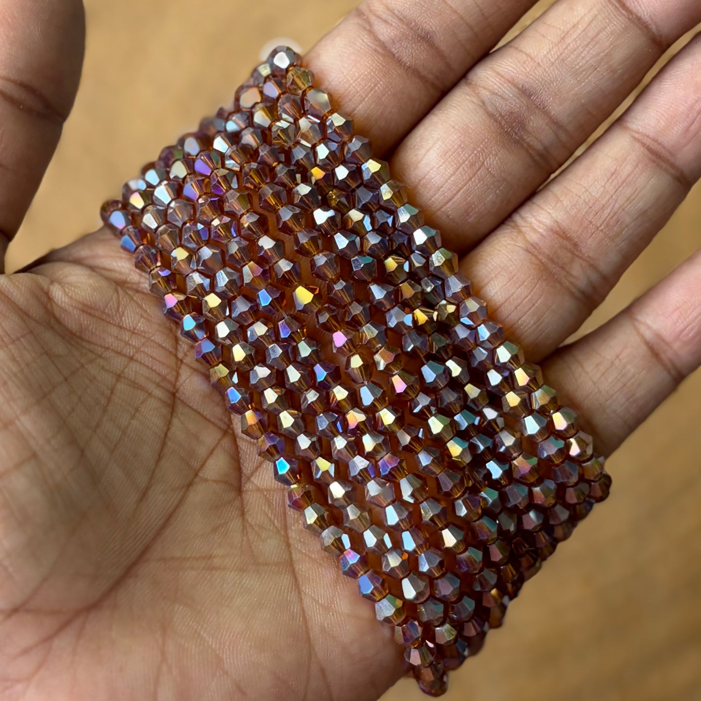 Faceted Diamond Cut Crystal Beads