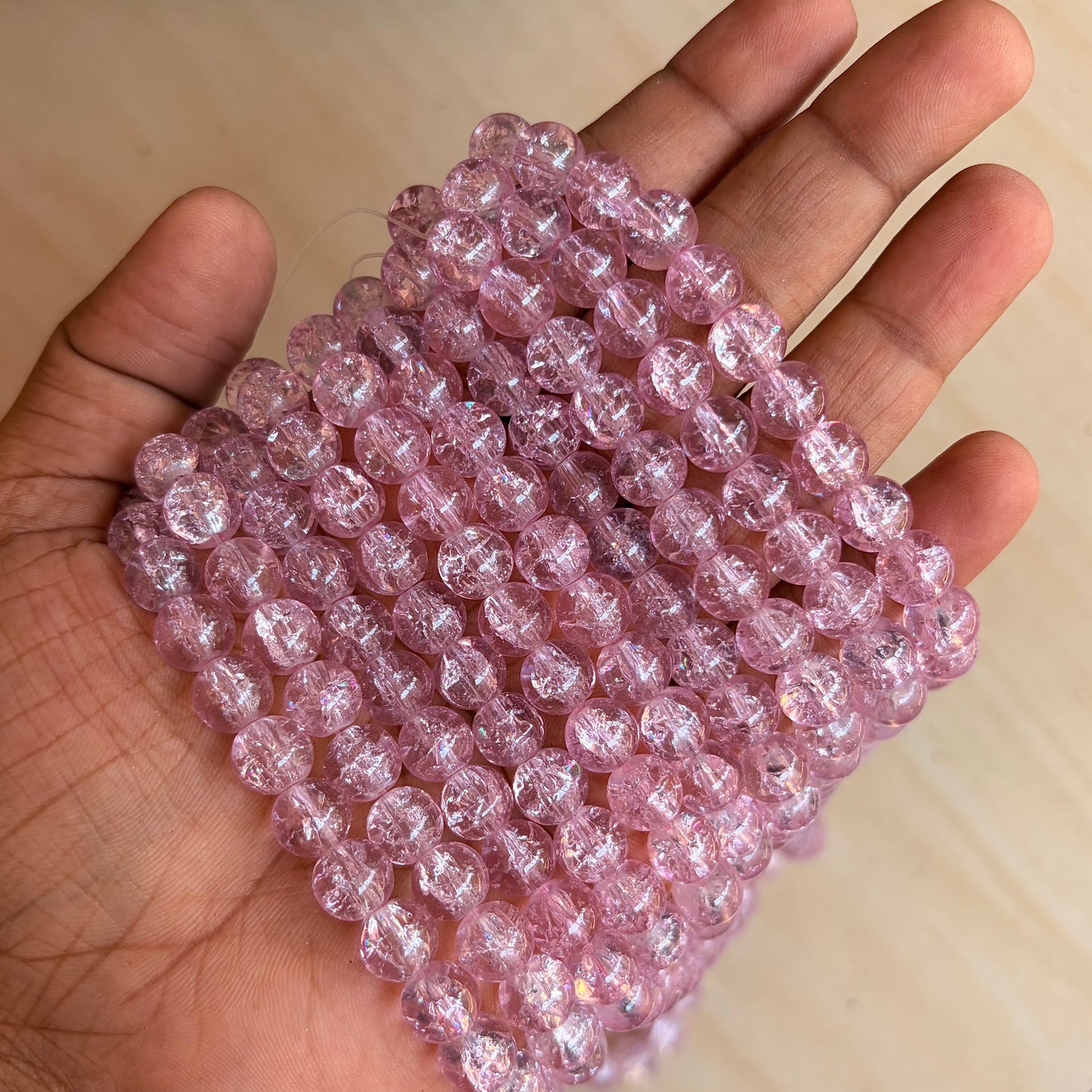 Crackle Beads 8mm (95 beads Apx)