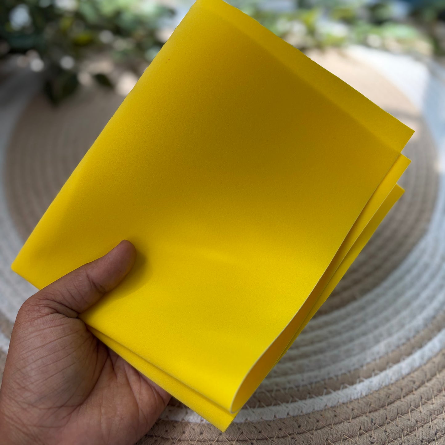 Foamiran Sheet (33* 30cm) Size- 0.8 / yellow