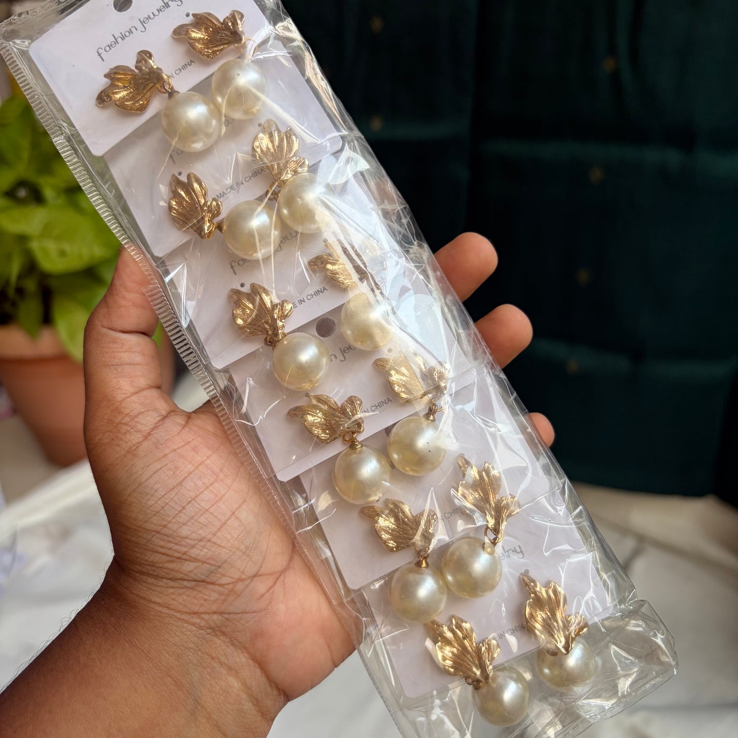 Korean Earrings (6 Pairs)