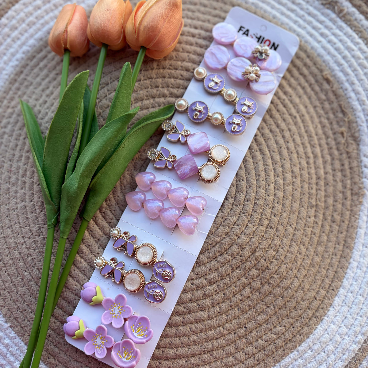 Korean Aligator Hairpins (12 Pieces)