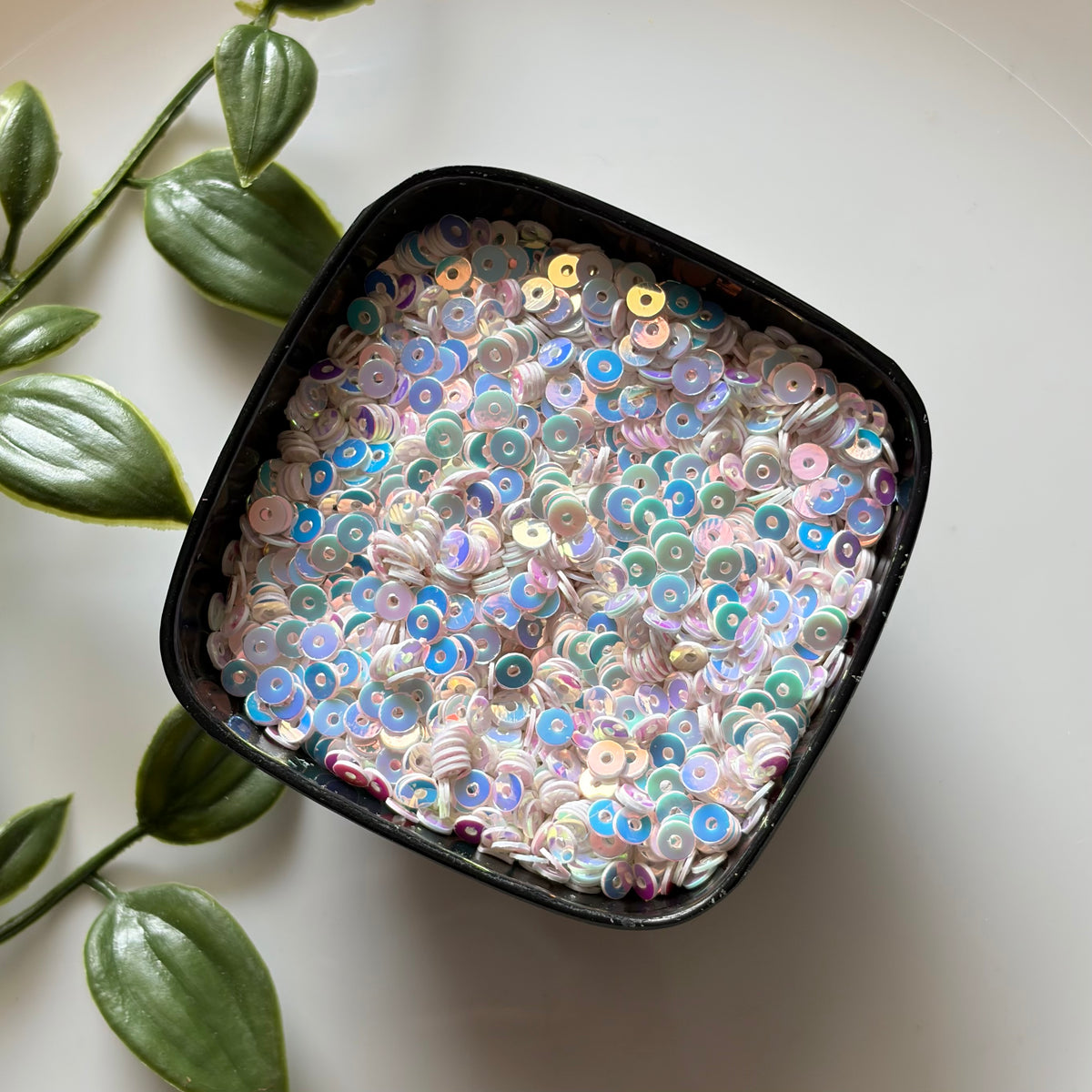Sequins - (20 Grams) White