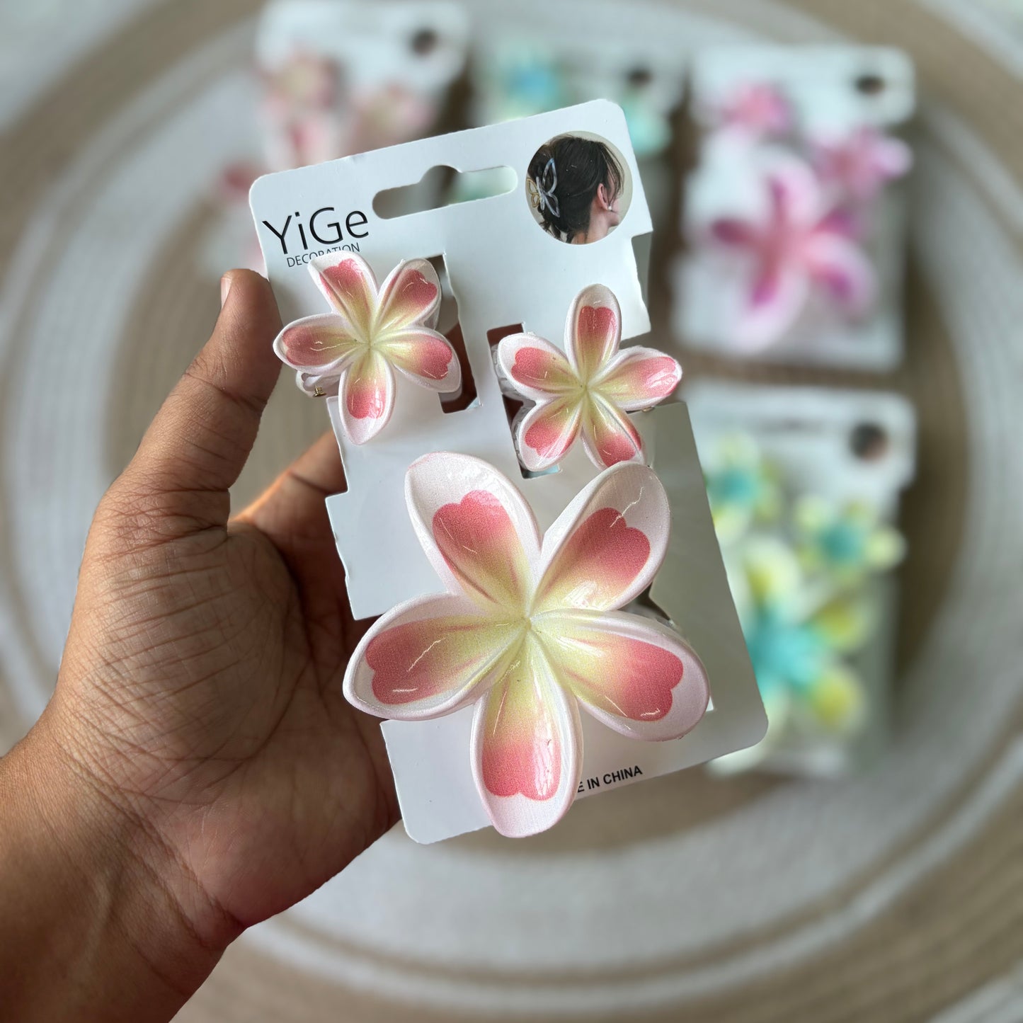 Printed Flower Combo Cards (6 Cards)