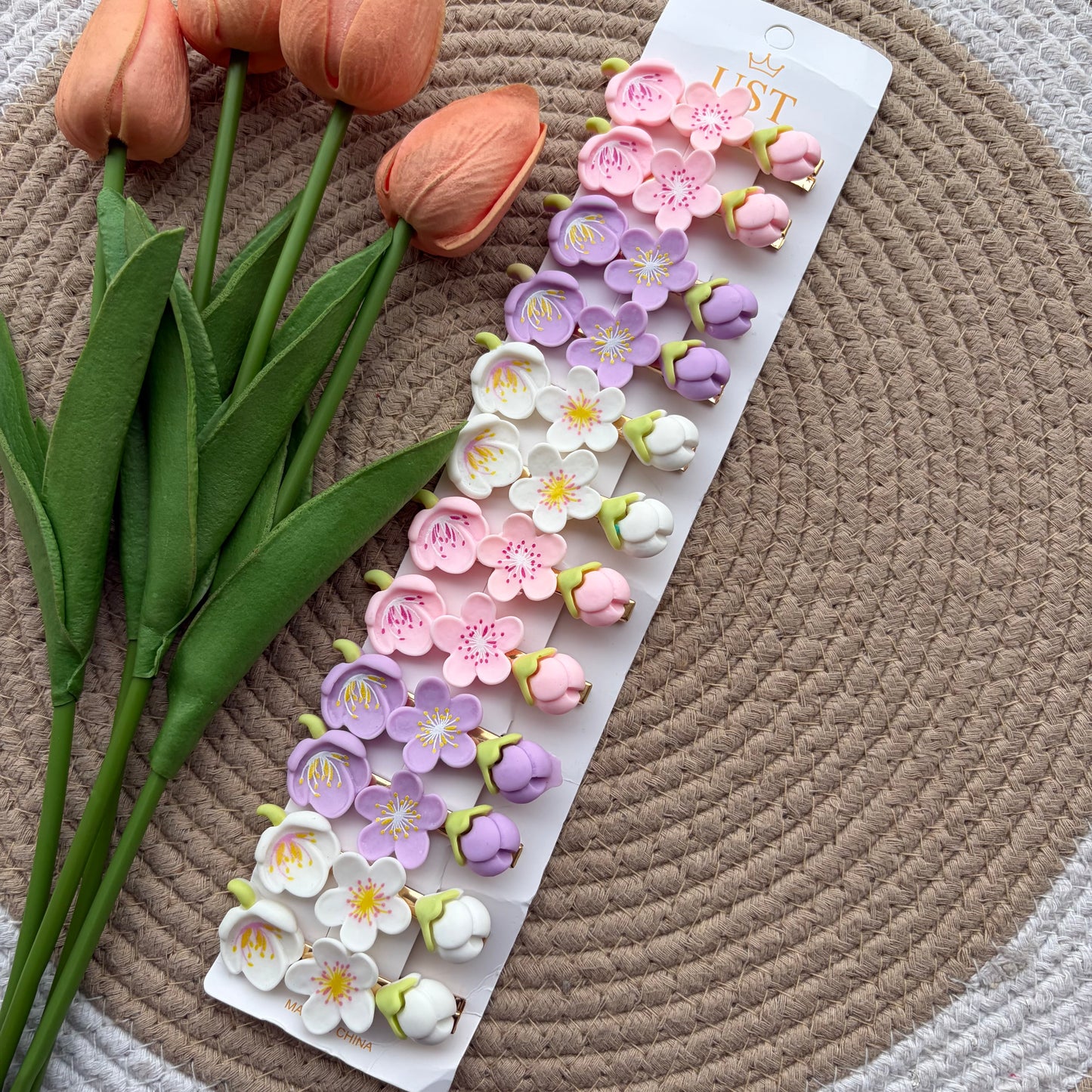 Korean Aligator Hairpins (12 Pieces)