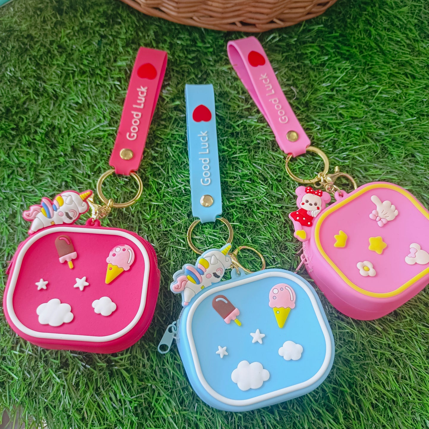 Imported Pouch( Light pink)