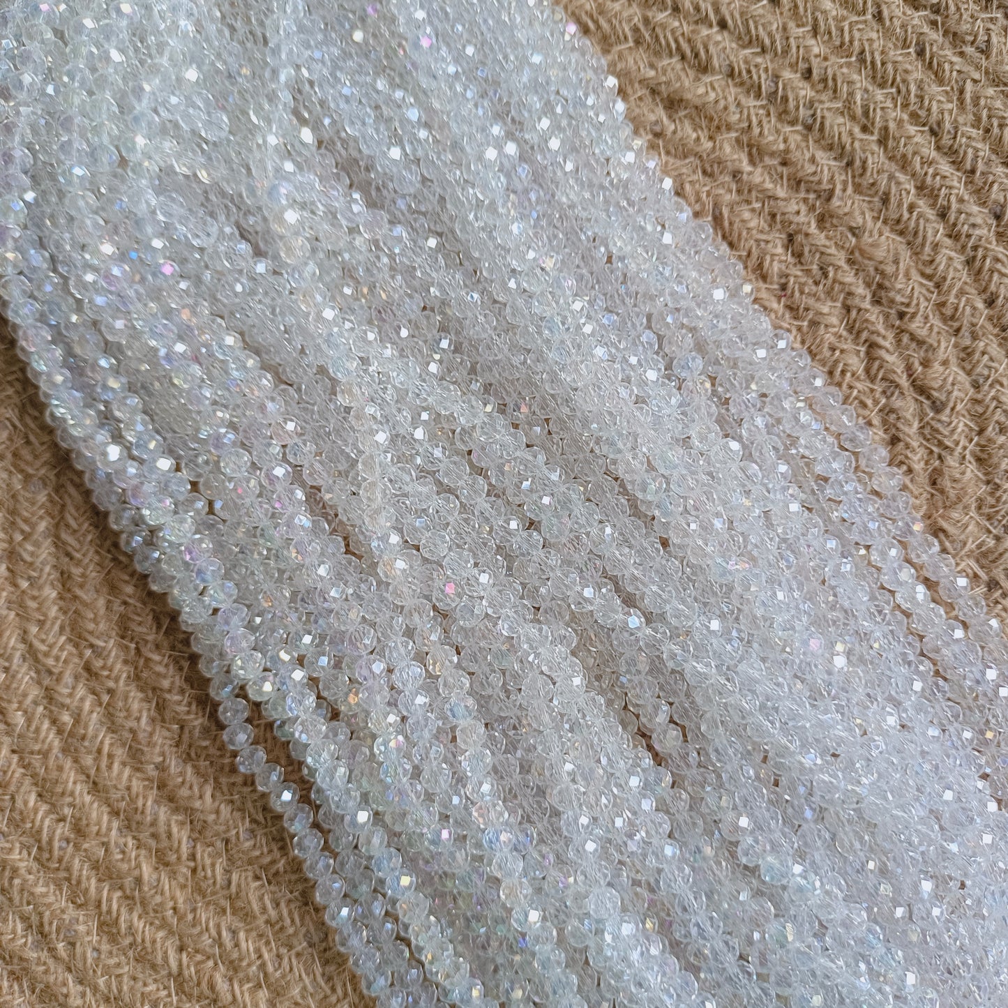 Crystal Beads White