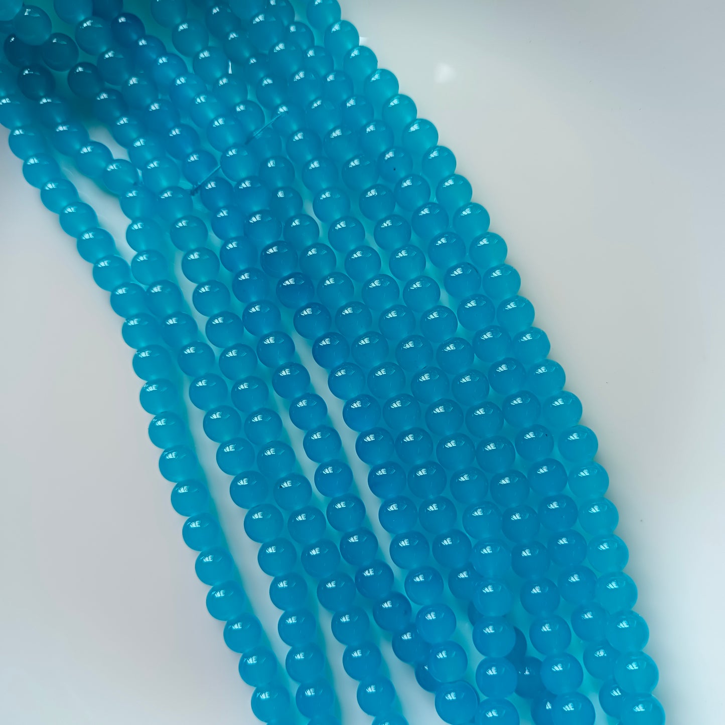 Glass Beads 8mm (95+ Beads)