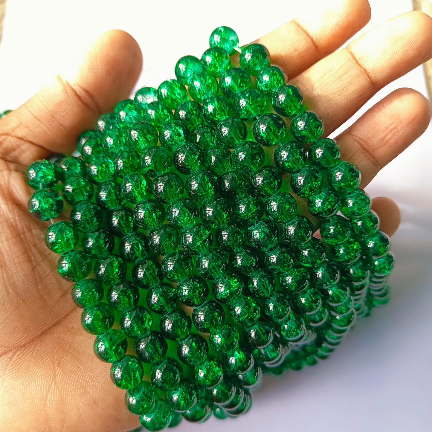 Crackle Beads 8mm(95 -100 beads apx)