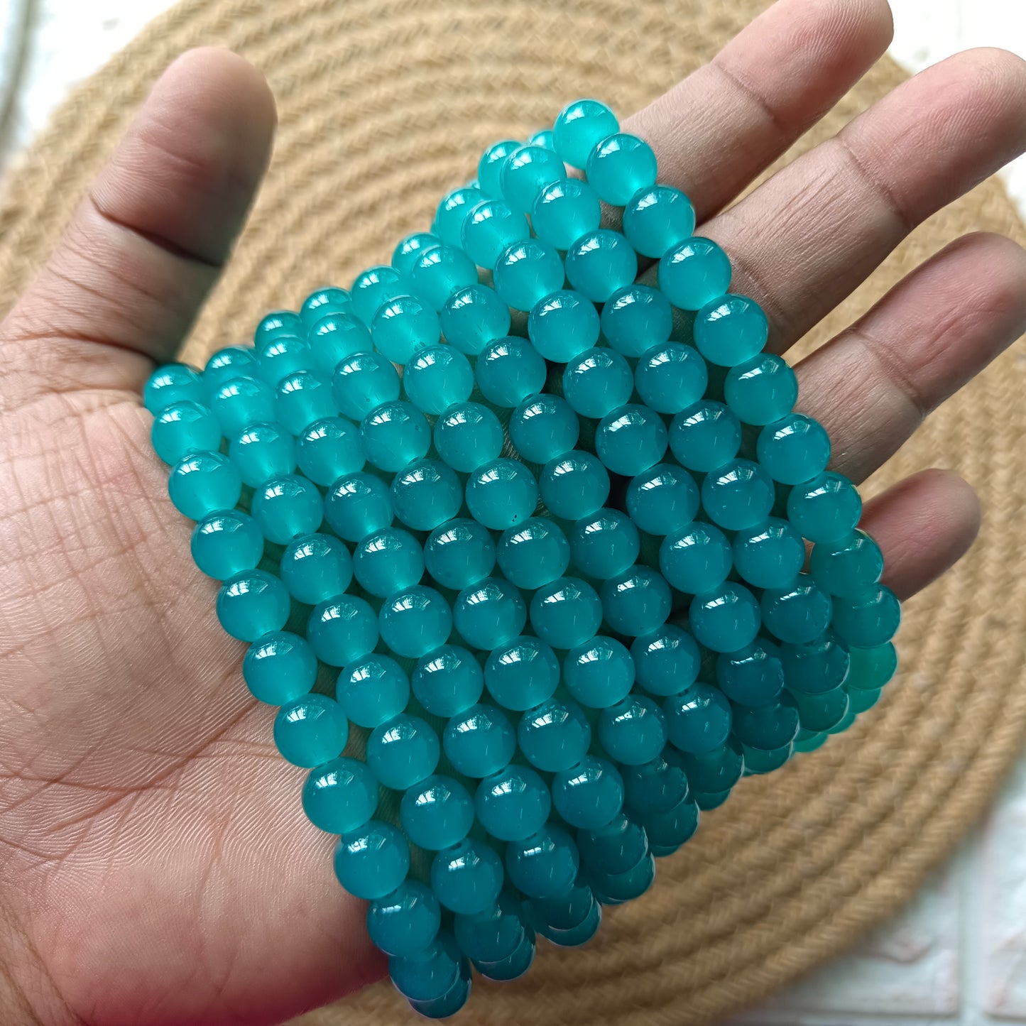 Glass Beads 8mm (95+ Beads)