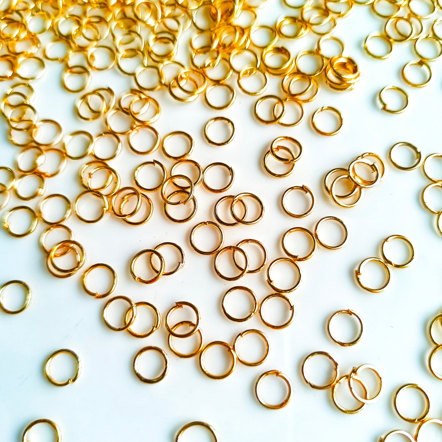 Anti-Tarnish Jump rings Micro Plated(5 Grams)