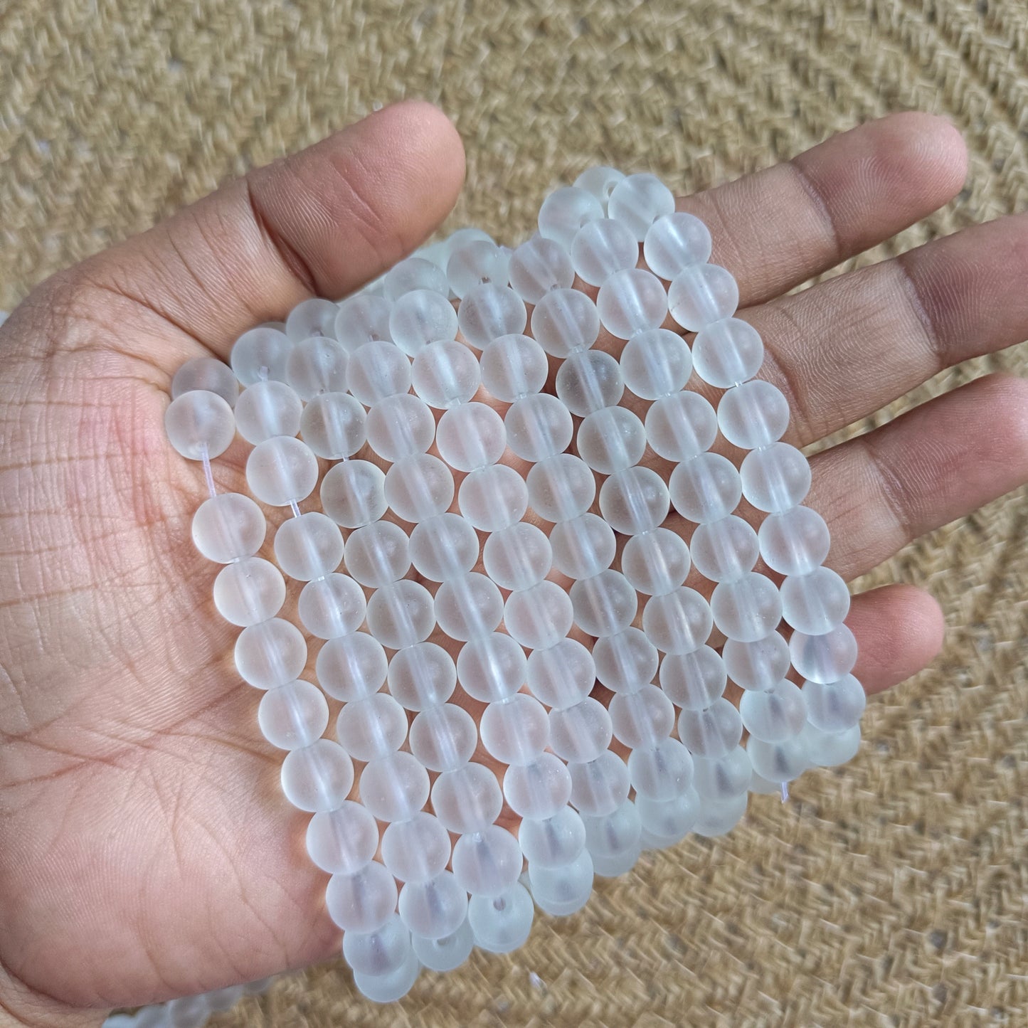 Frozen White 8mm(95+ beads)