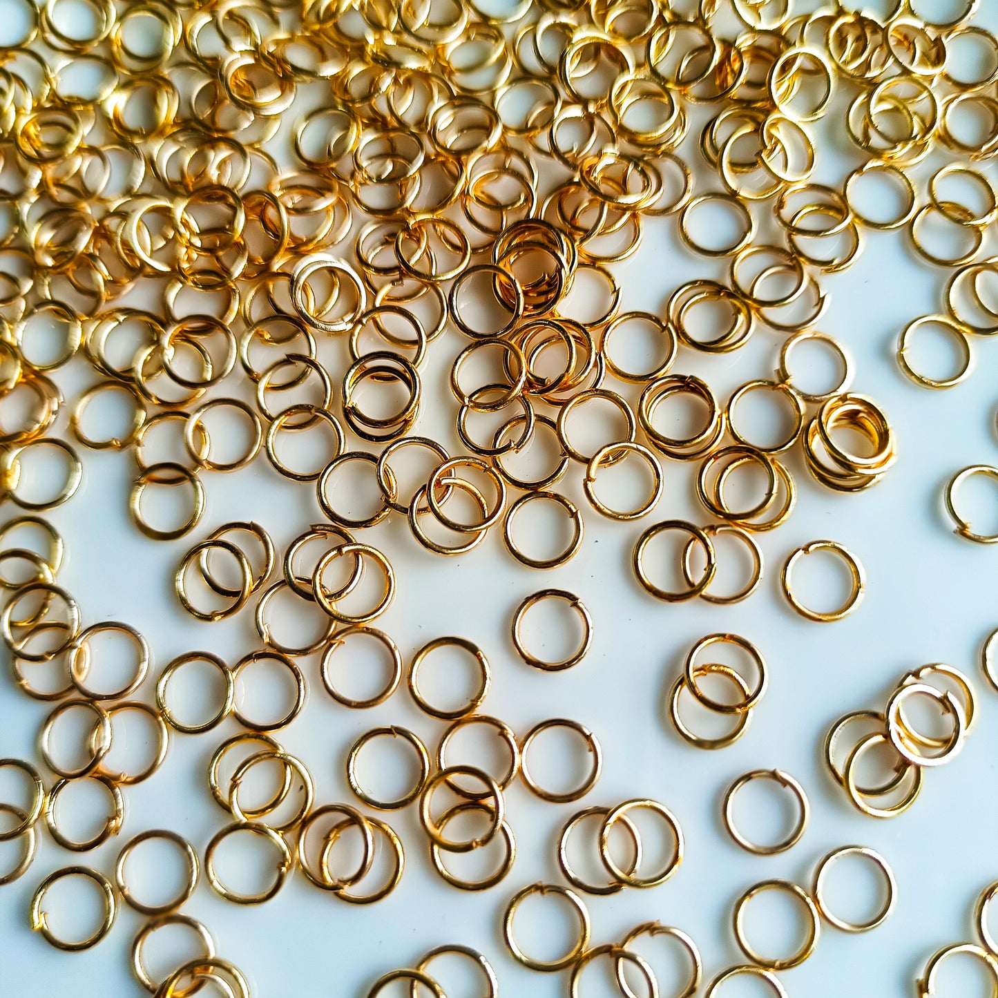 Anti-Tarnish Jump rings Micro Plated(5 Grams)