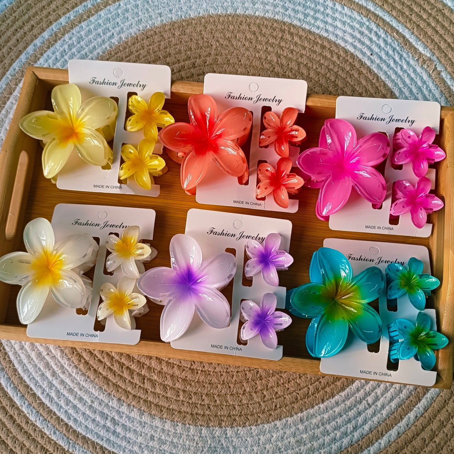 Premium 3 pieces Flower Claw( 6 Cards) 18 Pieces