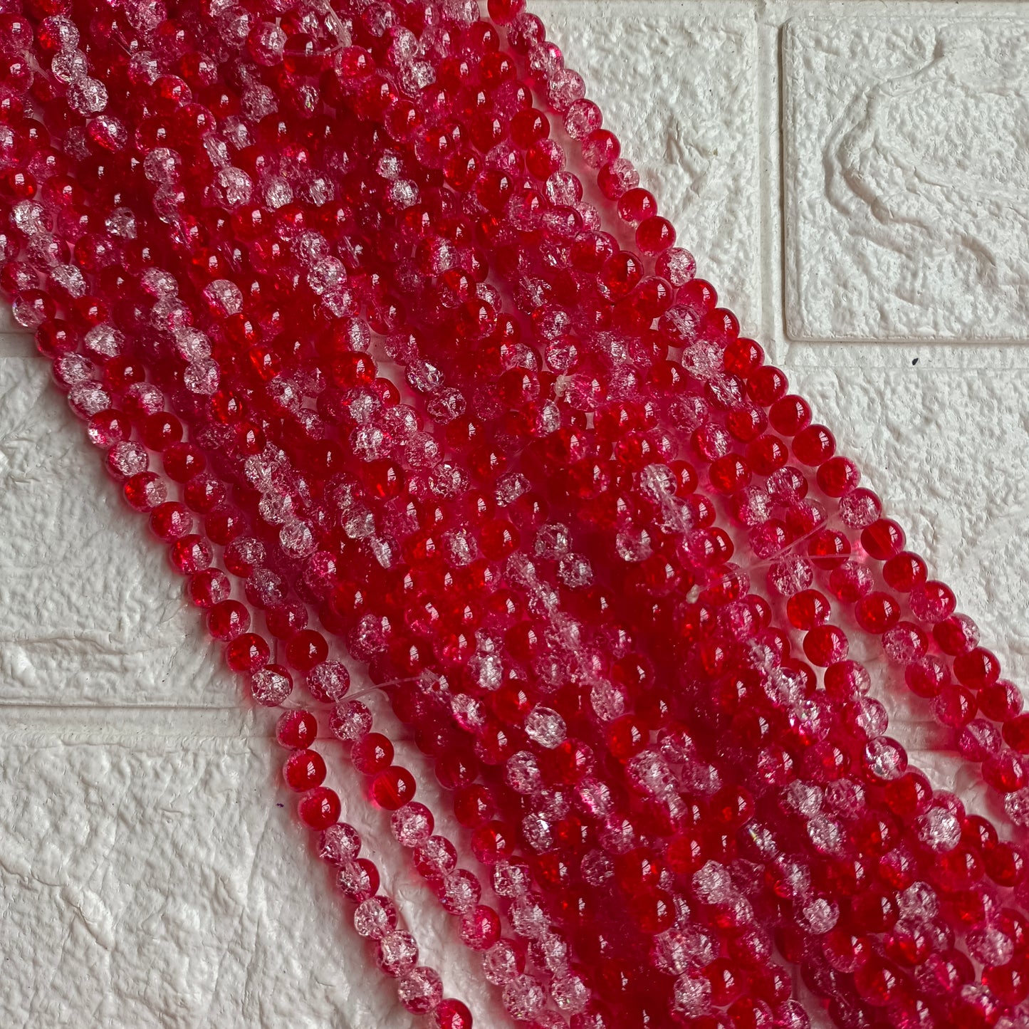 Dual Crackle Beads