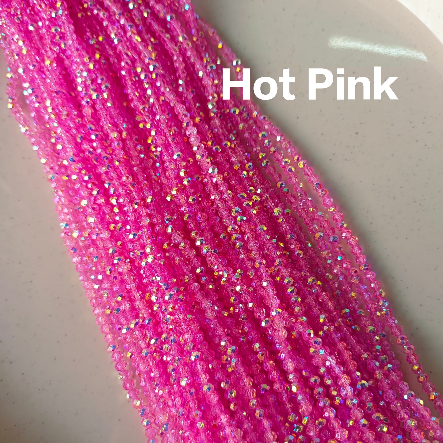 Rainbow Crystal Beads 4mm
