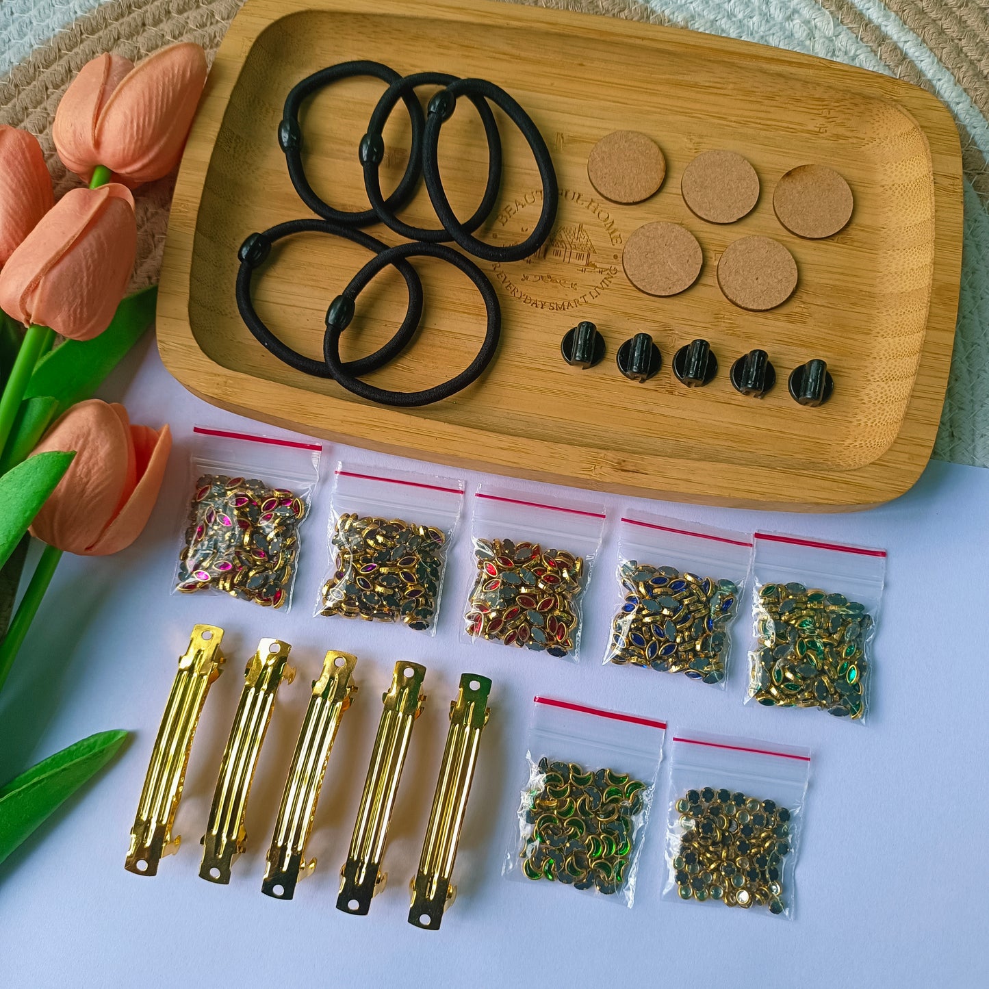 Kundan Stones Combo Kit