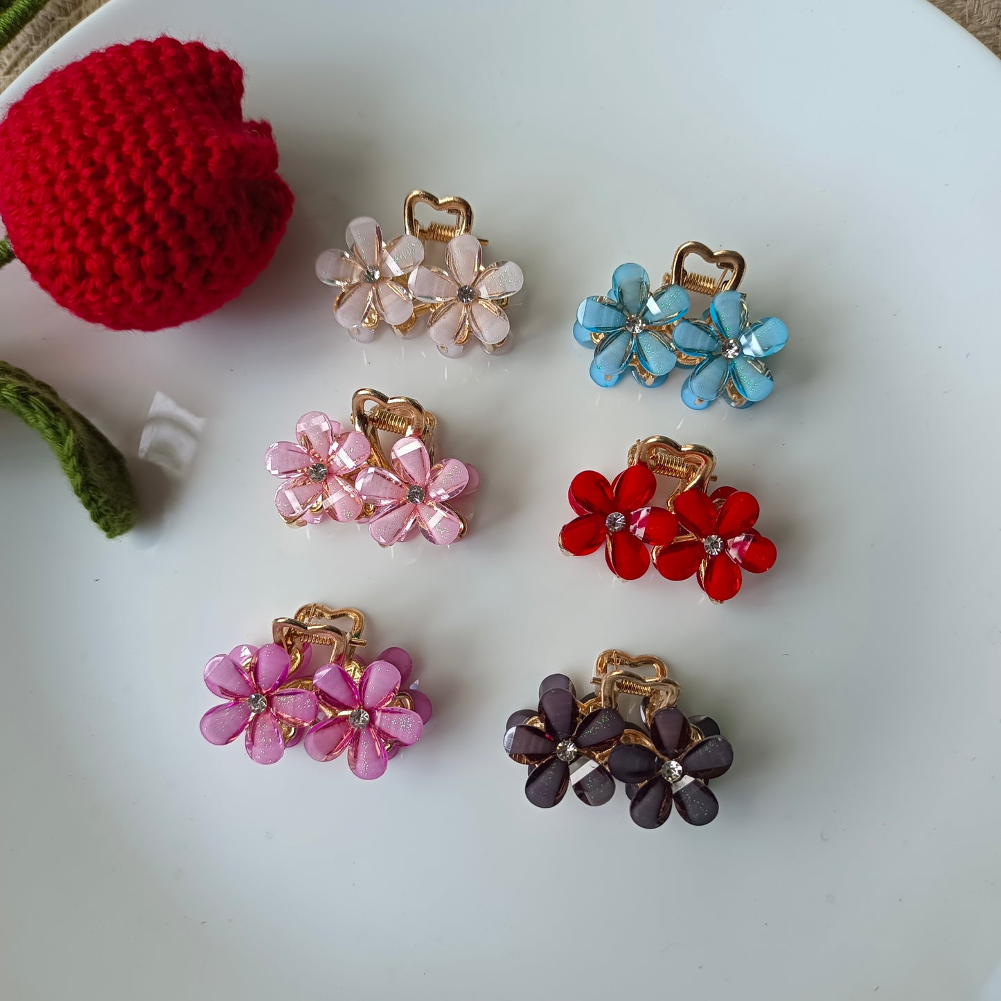 Premium Metal Flower Claws ( 6 Pieces )