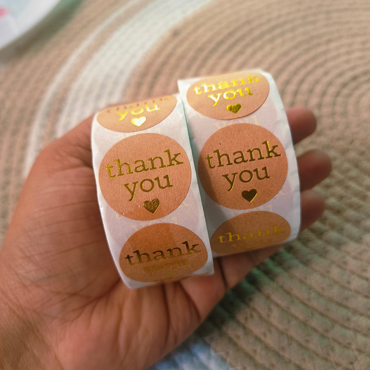 Thank you Stickers (500 Pieces)