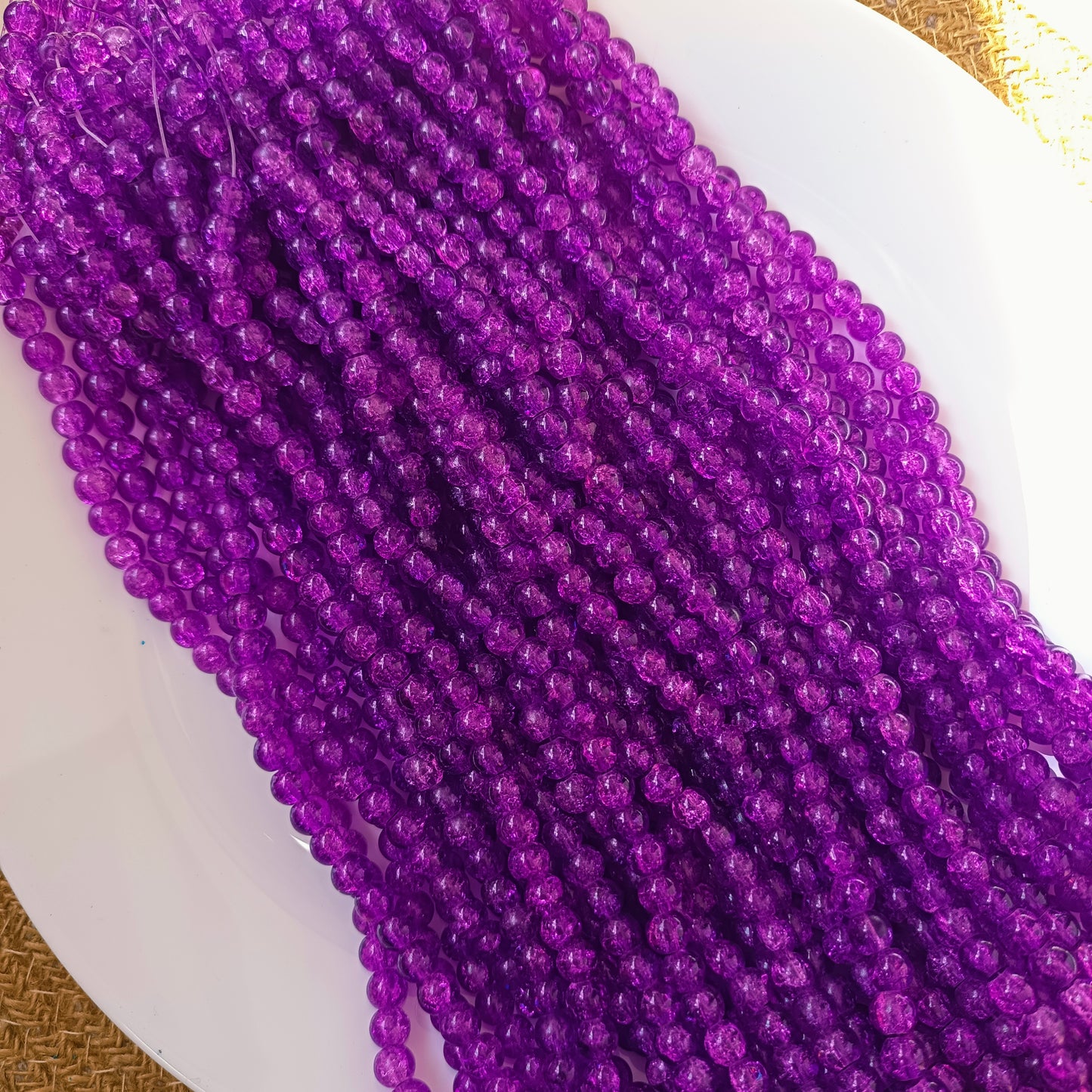 Crackle Beads8mm(95-100beads)