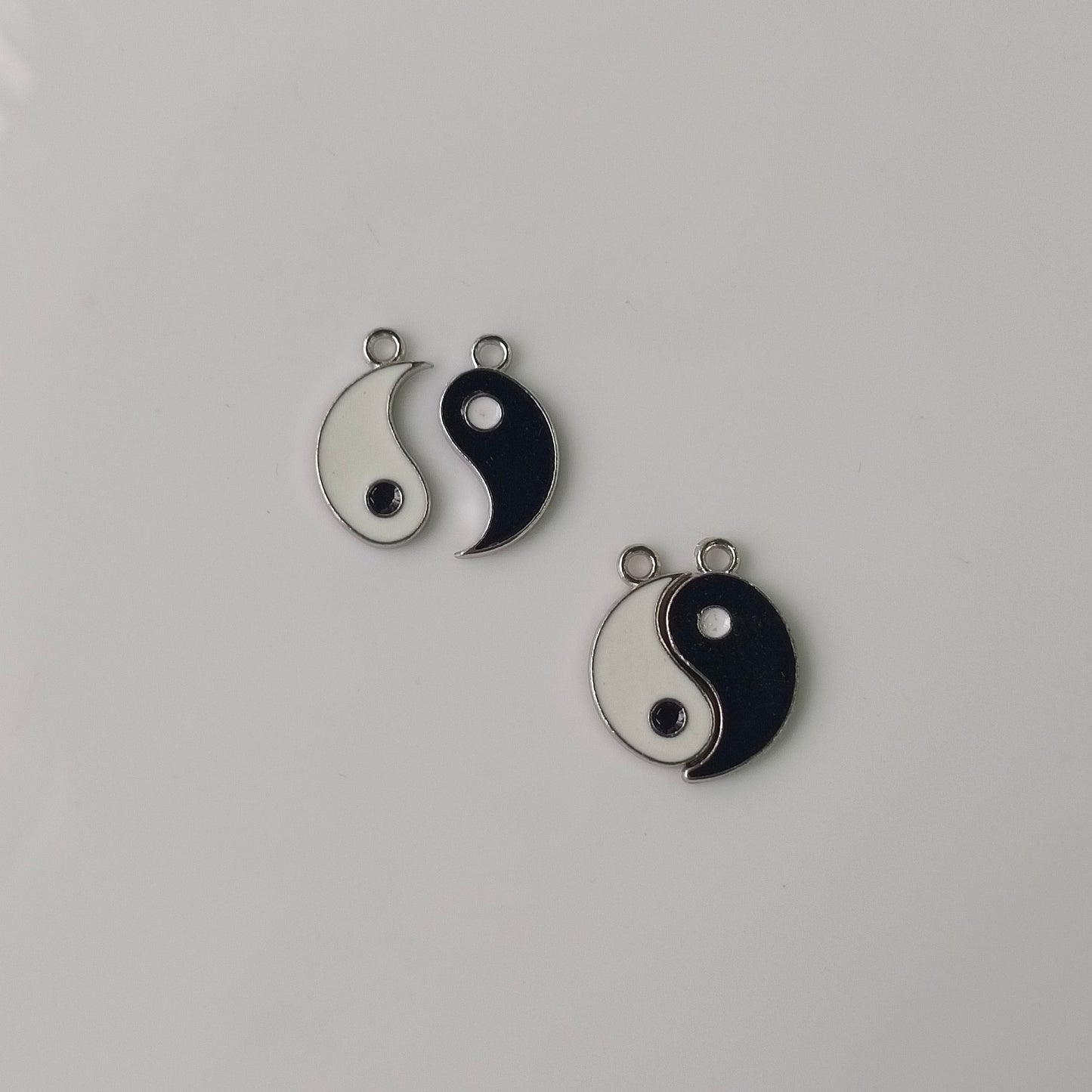 Yin + Yang (pair of 2 charms)