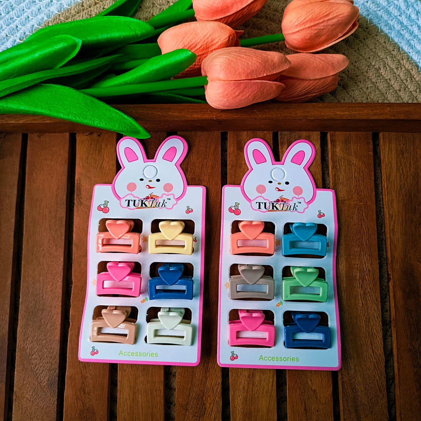 Rectangle Heart Claws(1 Piece)