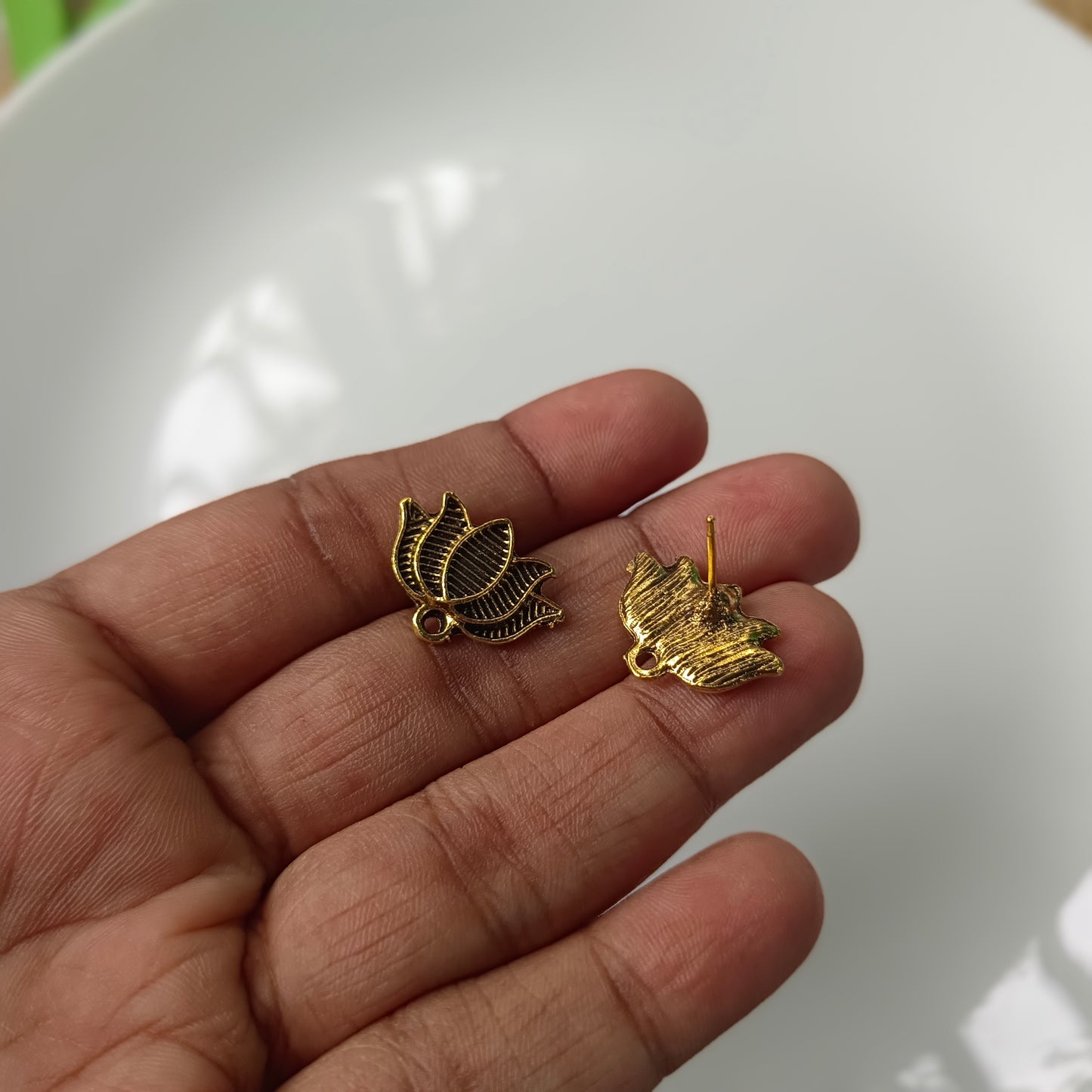 Lotus Earring Base(Pair)