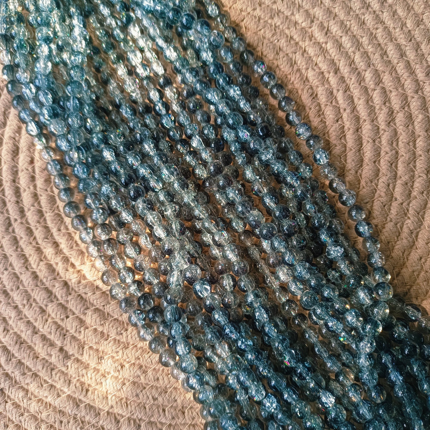 Crackle Beads 8mm 95 - 100 beads