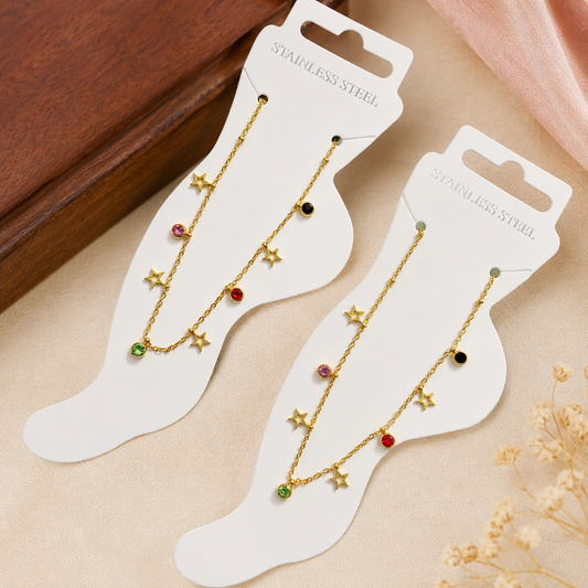 Stainless Steel Anklets (1 Piece) Waterproof