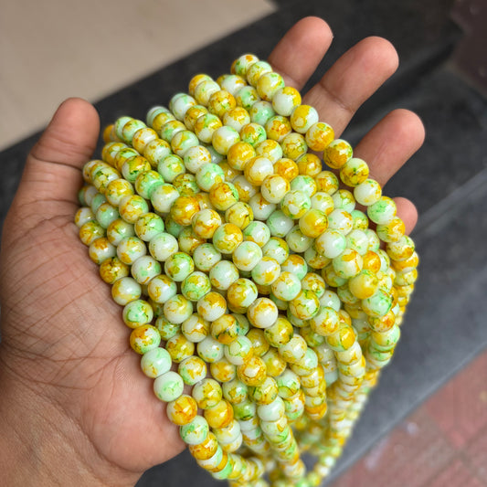 Marble Beads 8mm (95-100 beads)