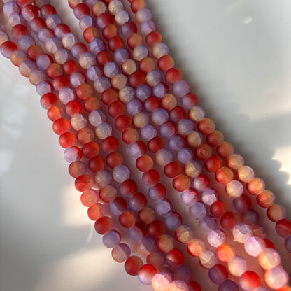 Matte+Crackle+Dual Shade Beads(95+ Beads) 8mm