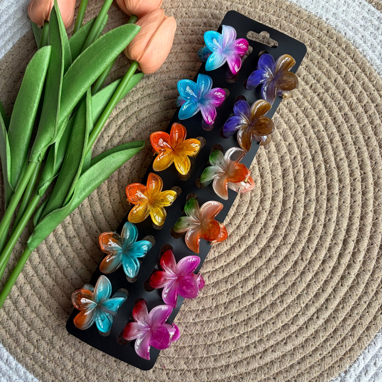 Flower Claws (12 Pieces)
